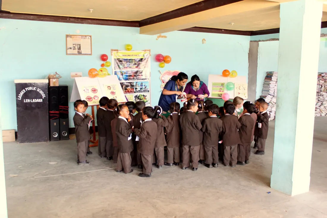 Dr. Nidhi on a global dental mission: Oral-health education, Ladakh, India